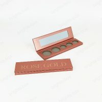 Custom 5-Layers Empty Cardboard Cosmetic Magnetic Book Eyeshadow Packaging with Mirror Container