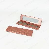 Custom 5-Layers Empty Cardboard Cosmetic Magnetic Book Eyeshadow Packaging with Mirror Container