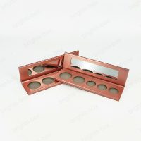 Custom 5-Layers Empty Cardboard Cosmetic Magnetic Book Eyeshadow Packaging with Mirror Container