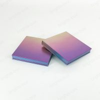 Eyeshadow palette Chinese manufacturer Paper packaging Hot stamping Drip Varnishing Metallic Mirror