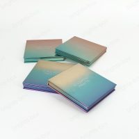 Eyeshadow palette Chinese manufacturer Paper packaging Hot stamping Drip Varnishing Metallic Mirror