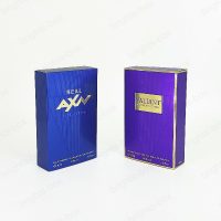 Paper tuck end box Chinese manufacturer Perfume packaging Gold Hot stamping Embossing Mental UV Texture