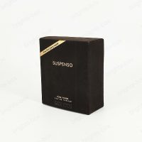 Paper tuck end box Chinese manufacturer Perfume packaging Gold Hot stamping Embossing flocking