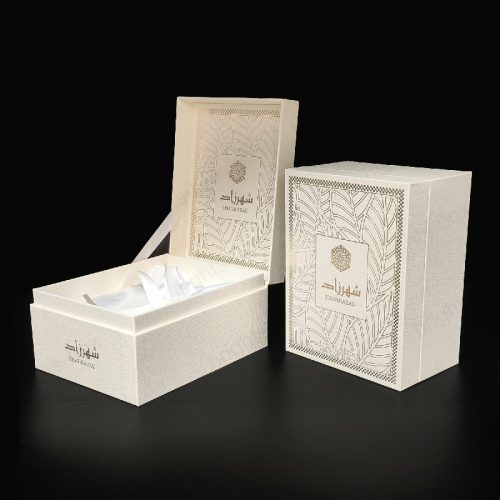 Wholesale Custom Luxury Perfume Rigid Box with Gold Foil Stamping