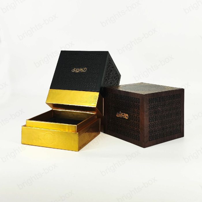 Wholesale Luxury Perfume Box with Hot Stamping and Laser Cutting | Hangzhou Bright Packaging