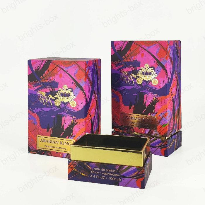 Custom Colorful Design Perfume Packaging Box | Luxury & Eco-Friendly | Wholesale