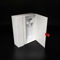 Custom High-end Luxury White Art Paper Book Shape Boxes - Wholesale Packaging Solutions