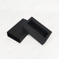 Folding Card box Chinese manufacturer Perfume Paper packaging Black Gold Hot stamping Embossing UV