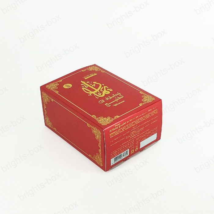 Paper tuck end box Chinese manufacturer Perfume packaging Hot stamping Embossing UV Glossy Lamination High quality