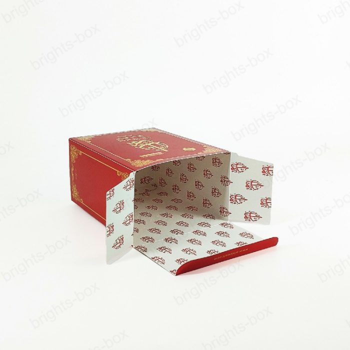 Paper tuck end box Chinese manufacturer Perfume packaging Hot stamping Embossing UV Glossy Lamination High quality
