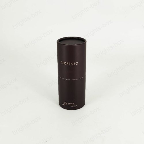 Perfume Gift Cosmetic Cylinder Box Pantone Printing Gold Hot Stamping E Flute Inner Certified Bright Factory Customizable
