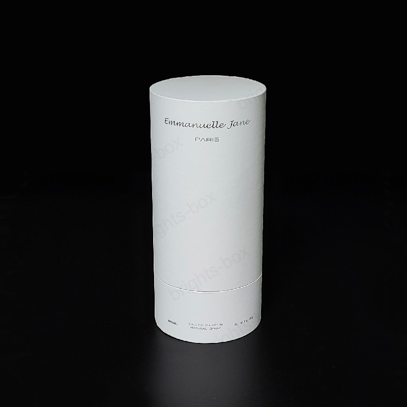 Cylinder box Chinese manufacturer Perfume Paper packaging Hot stamping Matt Varnishing UV High quality Advanced