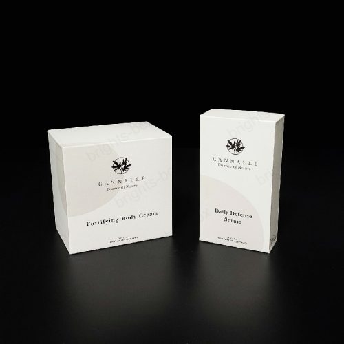 Rigid box Chinese manufacturer cosmetic paper packaging Hot stamping Embossing UV Matt Lamination High quality
