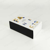 Tuck End Boxes Special Paper Soft Sanding Gold Hot Stamping for Perfume Gift Packaging luxury Certified Factory Customizable