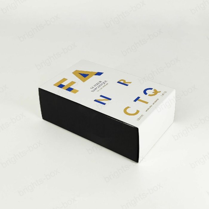 Tuck End Boxes Special Paper Soft Sanding Gold Hot Stamping for Perfume Gift Packaging luxury Certified Factory Customizable