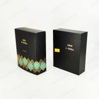 Custom High-End Luxury Black Art Perfume Packaging