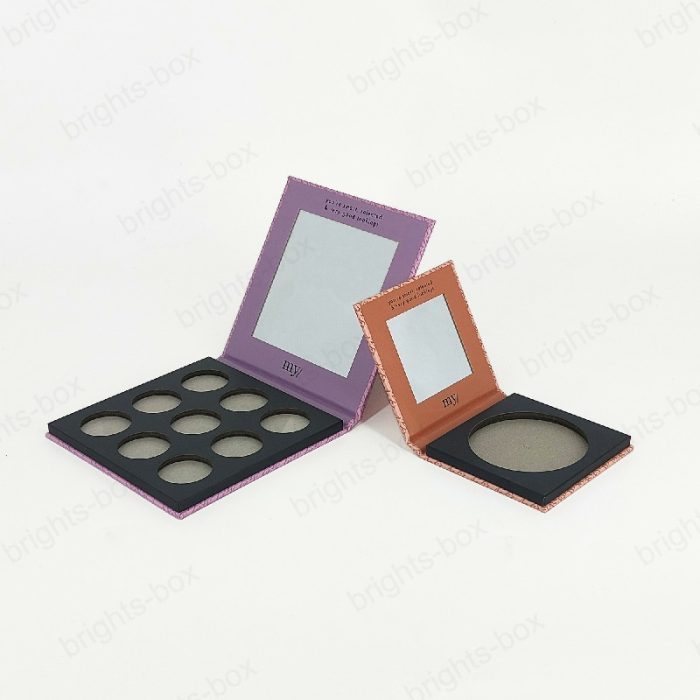 Eco-Friendly Custom Magnetic Eyeshadow Palette with Mirror - Wholesale Paper Packaging Solutions