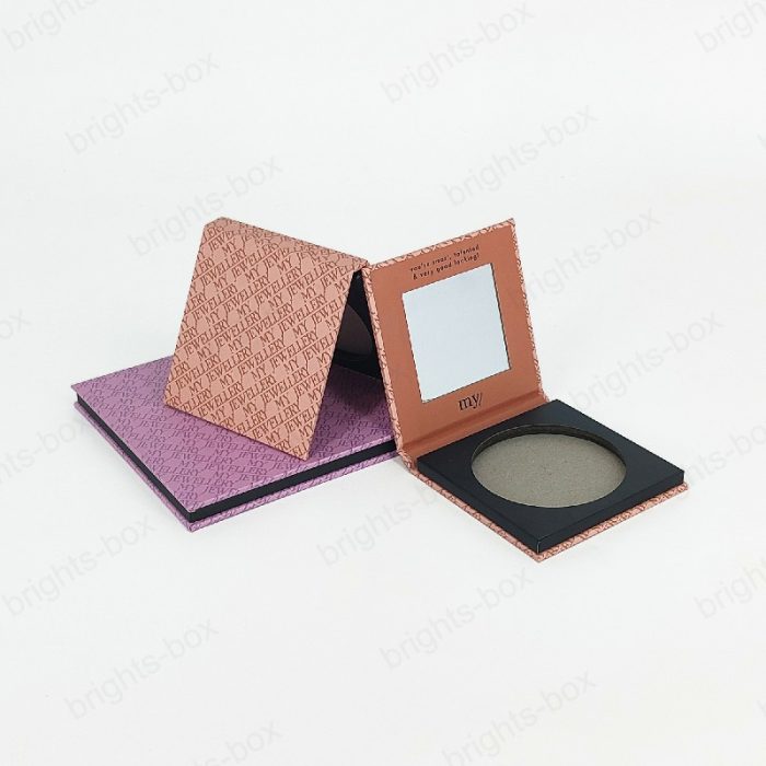 Eco-Friendly Custom Magnetic Eyeshadow Palette with Mirror - Wholesale Paper Packaging Solutions