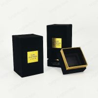 Custom Design Luxury Flocking Black Perfume Paper Gift boxes - Wholesale Packaging Solutions