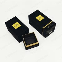 Custom Design Luxury Flocking Black Perfume Paper Gift boxes - Wholesale Packaging Solutions