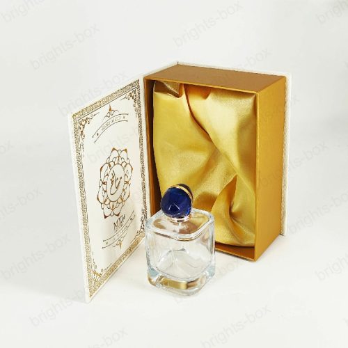 Luxury Custom Logo Book-shaped Perfume Gift Box with Magnetic Closure | Hangzhou Bright Packaging
