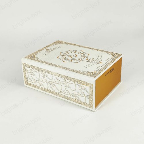 Luxury Custom Logo Book-shaped Perfume Gift Box with Magnetic Closure | Hangzhou Bright Packaging
