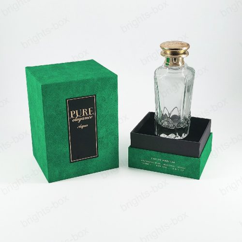 Rigid box Chinese manufacturer Special Paper Perfume packaging Hot stamping Sticker High quality