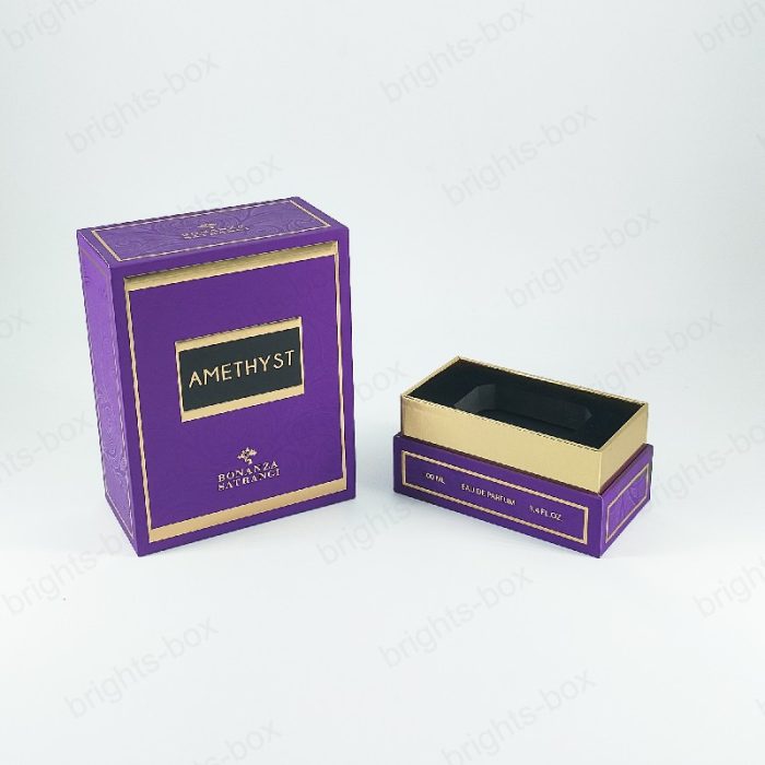 Custom High-Quality Perfume Paper Packaging Eco-Friendly Luxury Gift Boxes With UV Hot Stamping