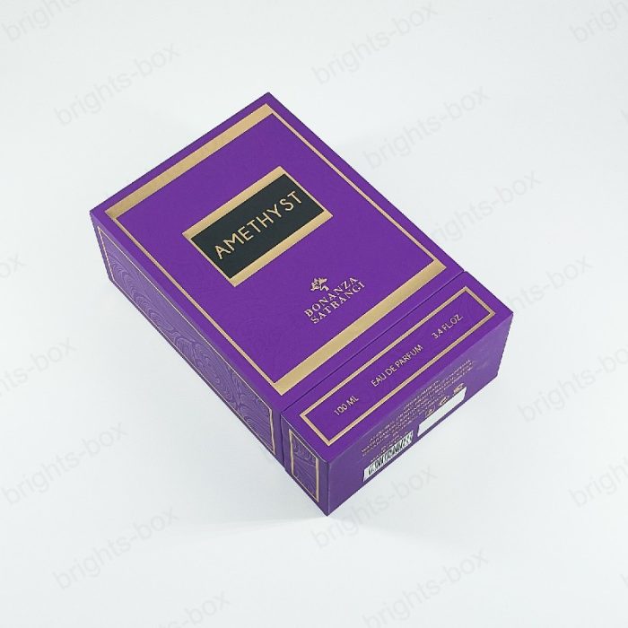 Custom High-Quality Perfume Paper Packaging Eco-Friendly Luxury Gift Boxes With UV Hot Stamping