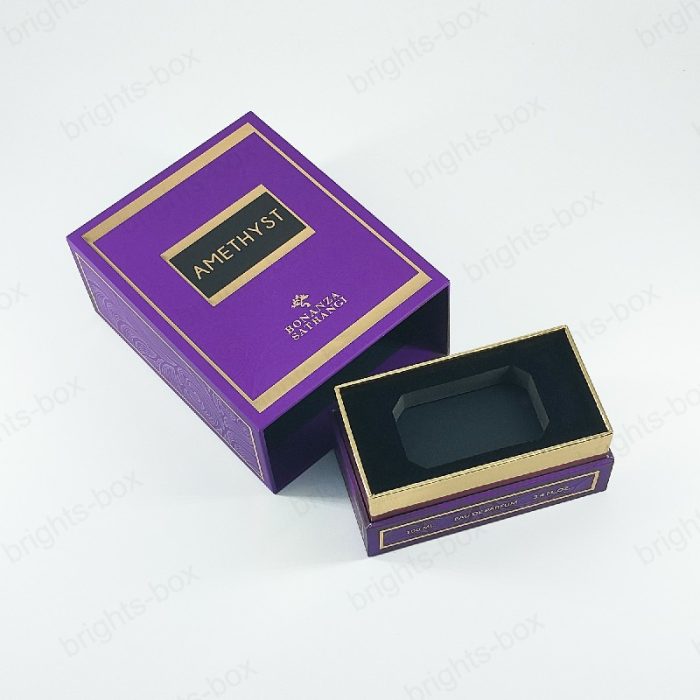 Custom High-Quality Perfume Paper Packaging Eco-Friendly Luxury Gift Boxes With UV Hot Stamping