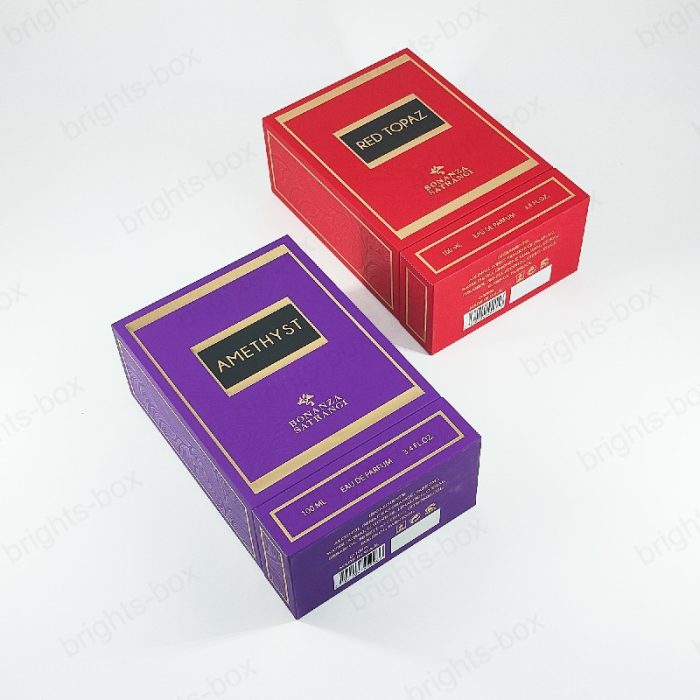Custom High-Quality Perfume Paper Packaging Eco-Friendly Luxury Gift Boxes With UV Hot Stamping