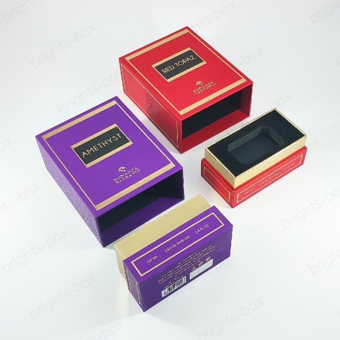 Custom High-Quality Perfume Paper Packaging Eco-Friendly Luxury Gift Boxes With UV Hot Stamping
