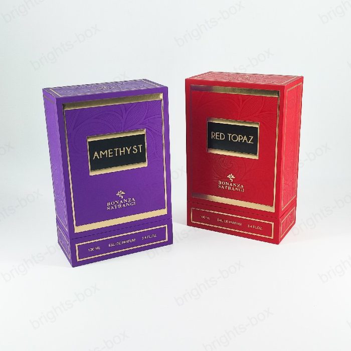 Custom High-Quality Perfume Paper Packaging Eco-Friendly Luxury Gift Boxes With UV Hot Stamping
