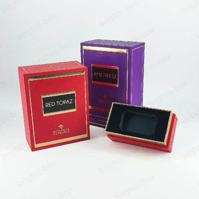 Custom High-Quality Perfume Paper Packaging Eco-Friendly Luxury Gift Boxes With UV Hot Stamping