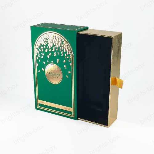 Factory Custom Luxury Gold Foil Logo Perfume Oil Bottle Gift Paper Packaging Boxes