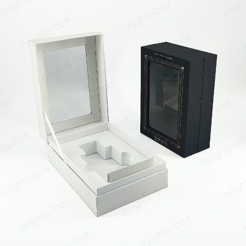 Premium Quality Luxury Rigid Paper Gift Perfume Boxes for Wholesale - Customizable with PVC Window