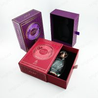 Chinese manufacturer Rigid Box Perfume Paper packaging Gold Hot stamping UV Embossing Soft touch