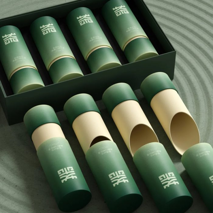 Cylinder box Chinese manufacturer Perfume Special Paper packaging Hot stamping