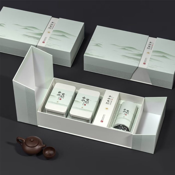 Luxury Custom Embossed Gift Box OEM Skincare & Cosmetic Packaging Hangzhou Bright Packaging