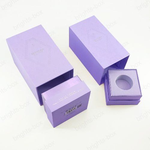 Rigid box Chinese manufacturer Special Paper Perfume packaging Embossing High quality