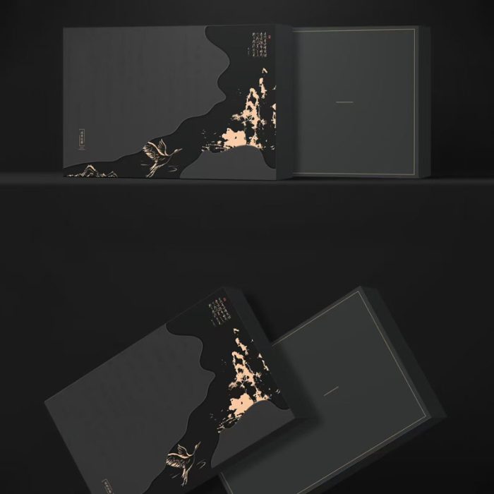 Wholesale Matte Black & Gold Foil Stamping Perfume Packaging Boxes