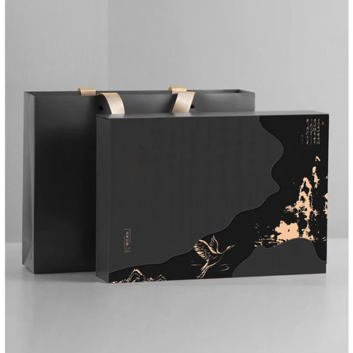 Wholesale Matte Black & Gold Foil Stamping Perfume Packaging Boxes
