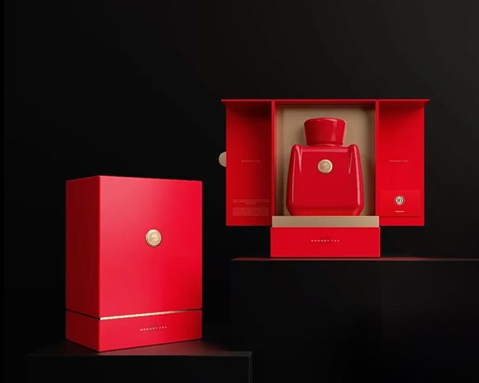 Hot Sale Gold Foil Perfume Box Rabic Design - Image 3