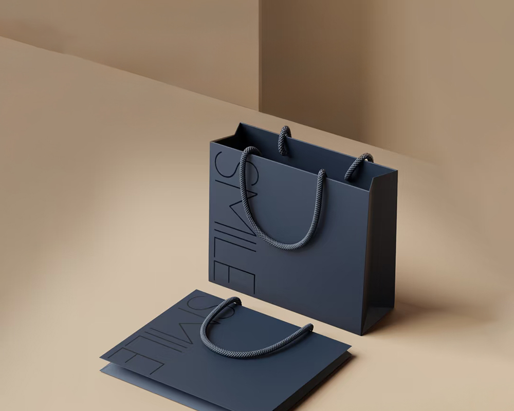 Factory Printed Luxury Paper Shopping Bag With Low Price