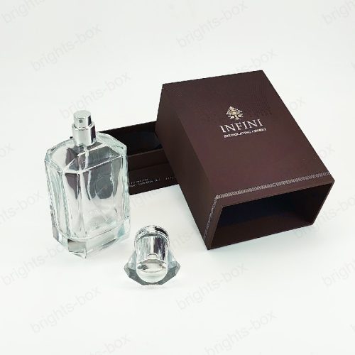 Premium Custom Perfume Cardboard Rigid Box Lid with Recycled Materials by Bright Packaging - Your Ideal Cosmetic Packaging Partner