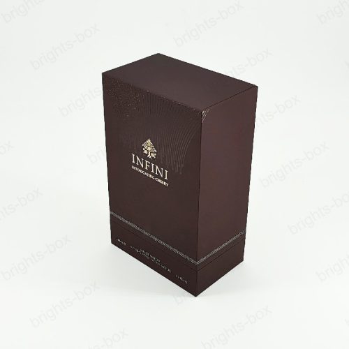 Premium Custom Perfume Cardboard Rigid Box Lid with Recycled Materials by Bright Packaging - Your Ideal Cosmetic Packaging Partner