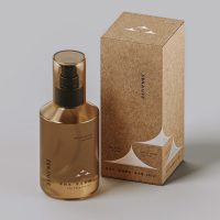Paper tuck end box Chinese manufacturer Perfume packaging Hot stamping Card Box