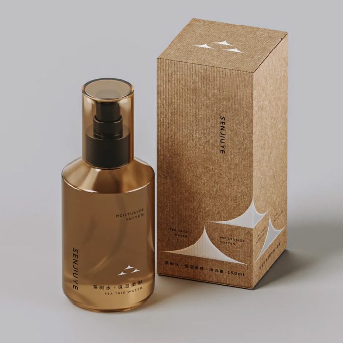 Paper tuck end box Chinese manufacturer Perfume packaging Hot stamping Card Box