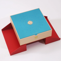 National Style Perfume Fragrance Box with Magnetic Lid - Double Opening Paper Gift Box