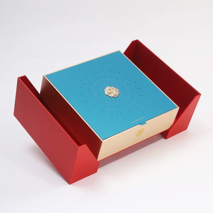 National Style Perfume Fragrance Box with Magnetic Lid - Double Opening Paper Gift Box